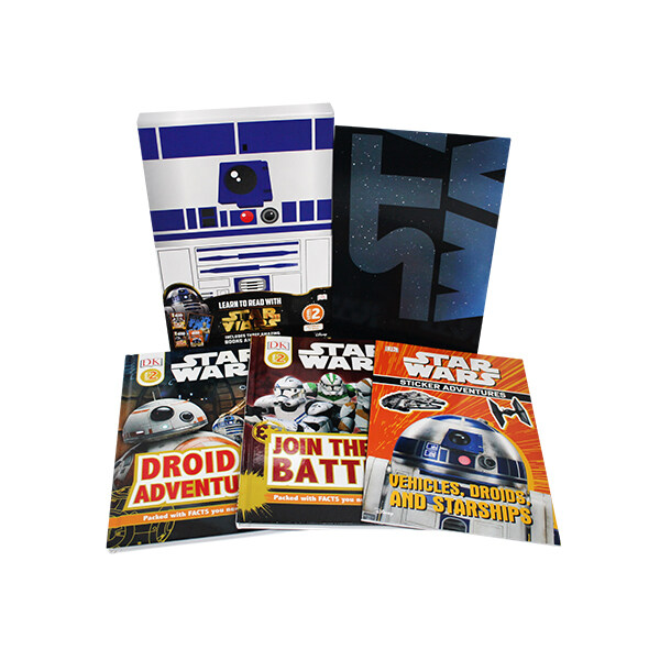 DK Learn to Read with Star Wars 3 Books R2-D2 (Level 2) (Hardcover 2권+스티커북 1권+포스터)