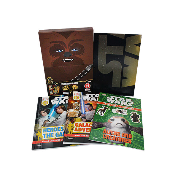 DK Learn to Read with Star Wars 3 Books Chewbacca (Level 1) (Hardcover 2권+스티커북 1권+포스터)