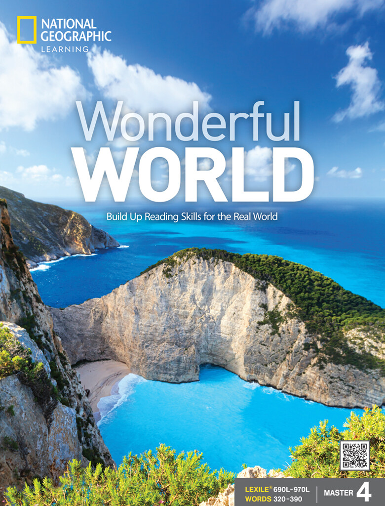 [중고] Wonderful World Master 4 : Student Book (Workbook + App QR)