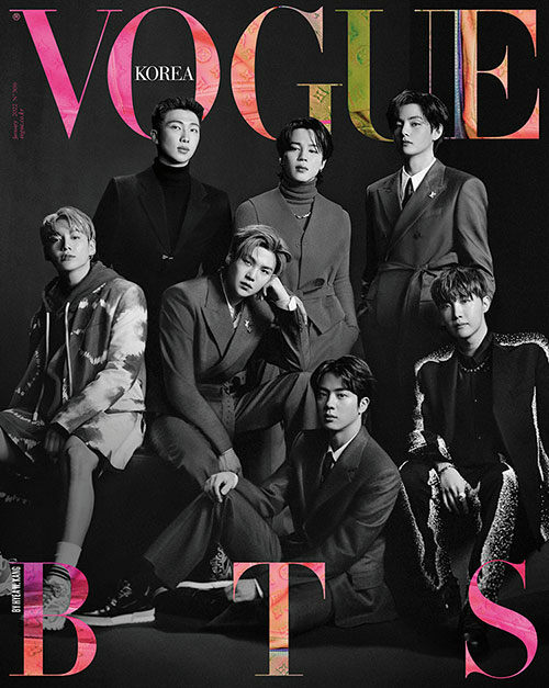 [중고] 보그 Vogue Korea C형 2022.1 (표지 : 방탄소년단)