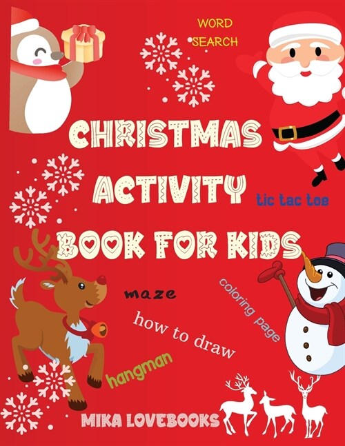 Christmas Activity Book for Kids: Christmas Activities for Kids, Christmas Activities Families. (Paperback)