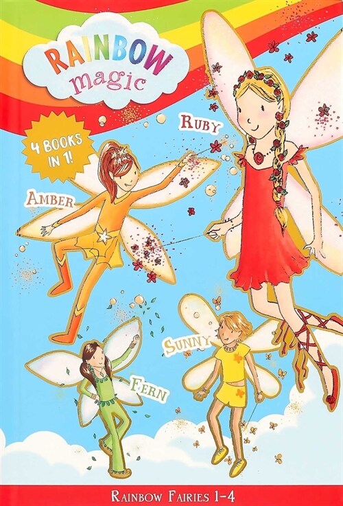Rainbow Magic Rainbow Fairies: Books #1-4: Ruby the Red Fairy, Amber the Orange Fairy, Sunny the Yellow Fairy, Fern the Green Fairy (Paperback)
