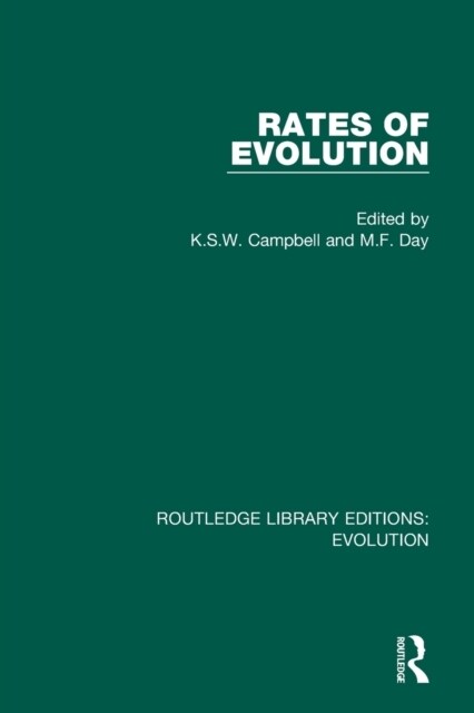 Rates of Evolution (Paperback)