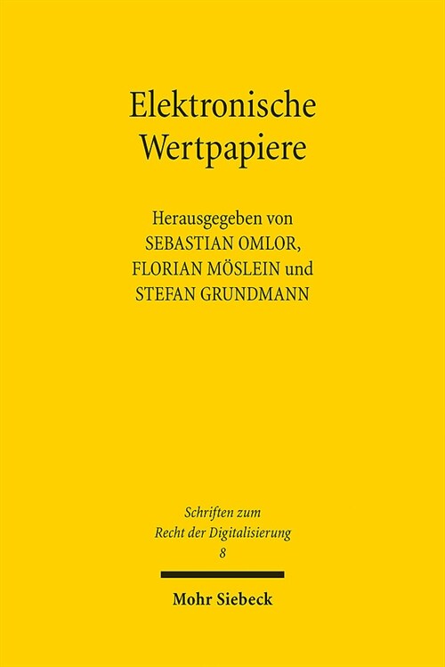 Elektronische Wertpapiere (Paperback)