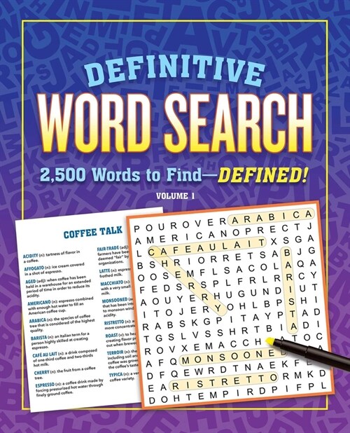 Definitive Word Search Volume 1: 2,500 Words to Find--Defined (Paperback)