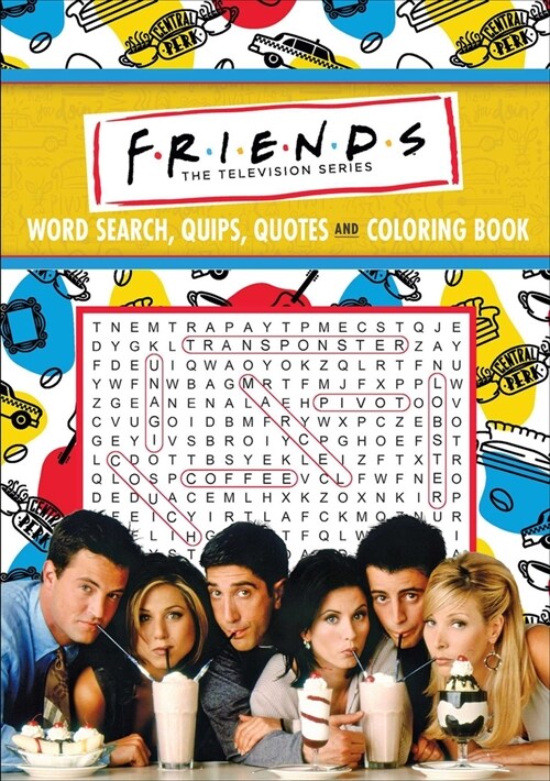 Friends Word Search, Quips, Quotes, and Coloring Book (Paperback)