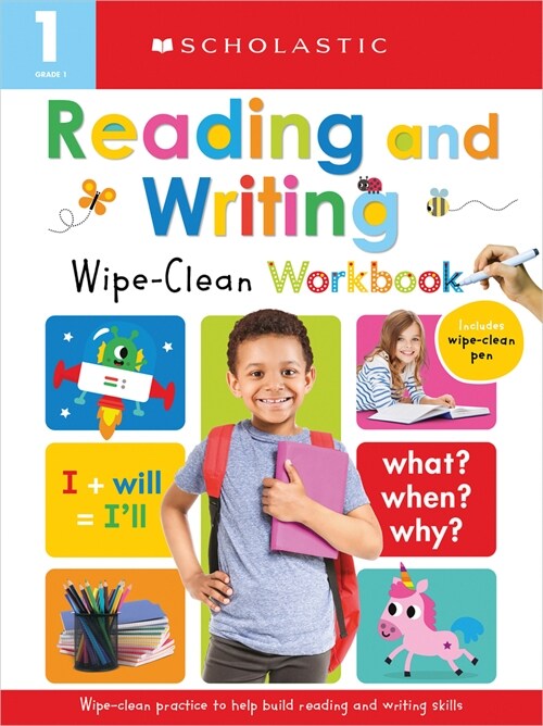 First Grade Reading/Writing Wipe Clean Workbook: Scholastic Early Learners (Wipe Clean) (Paperback)