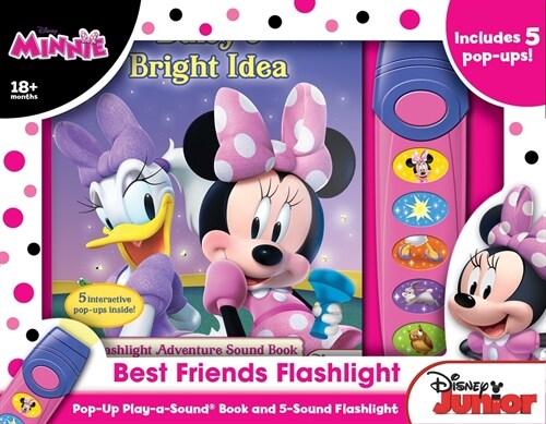 Disney Junior Minnie: Best Friends Flashlight Pop-Up Play-A-Sound Book and 5-Sound Flashlight [With Flashlight] (Board Books)