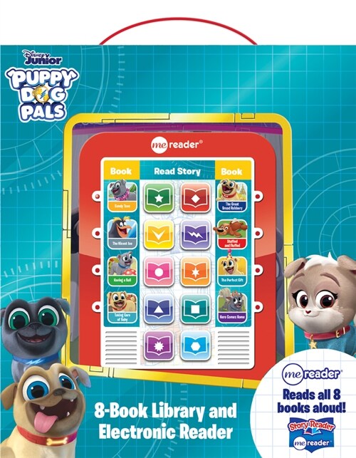 Disney Junior Puppy Dog Pals: Me Reader 8-Book Library and Electronic Reader Sound Book Set (Hardcover)