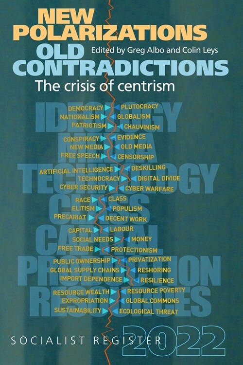 New Polarizations and Old Contradictions: The Crisis of Centrism: Socialist Register 2022 (Paperback)