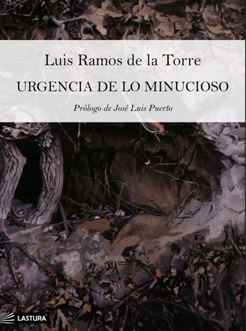 Urgencia de lo minucioso (Paperback)