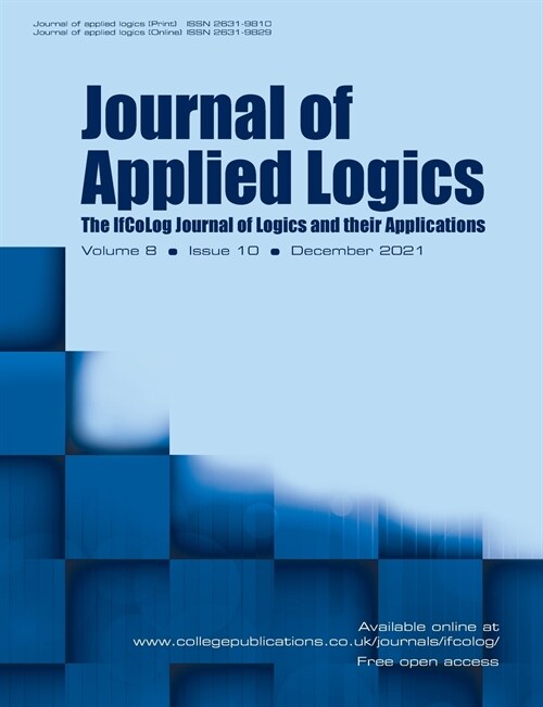 Journal of Applied Logics - IfCoLog Journal of Logics and their Applications. Volume 8, number 10, December 2021 (Paperback)