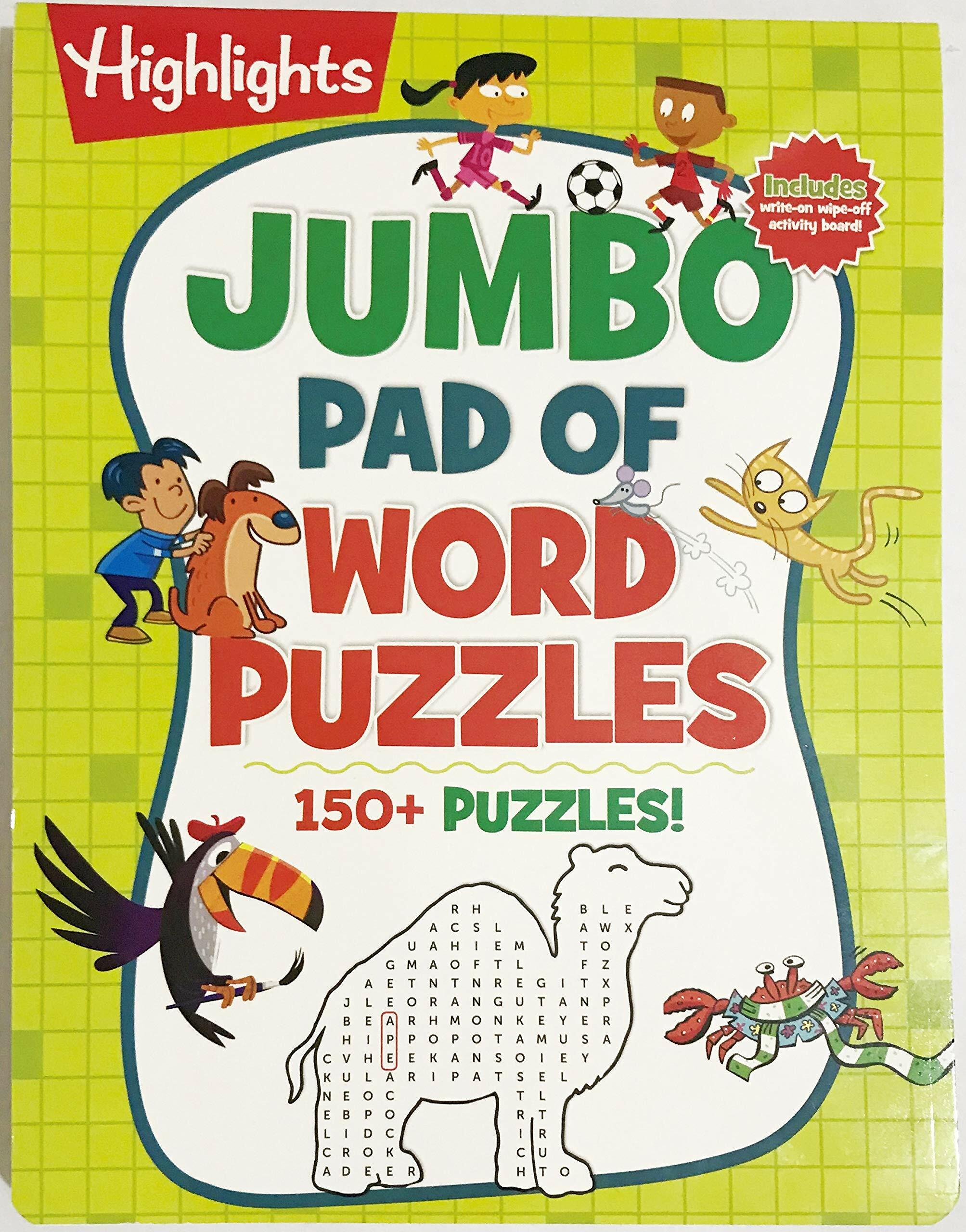 Highlights Jumbo pad of word puzzles 150+ puzzles! (Paperback)