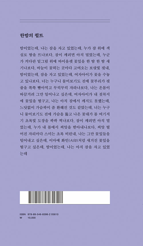 한밤의 퀼트 : 김경인 시집 / [개정판]