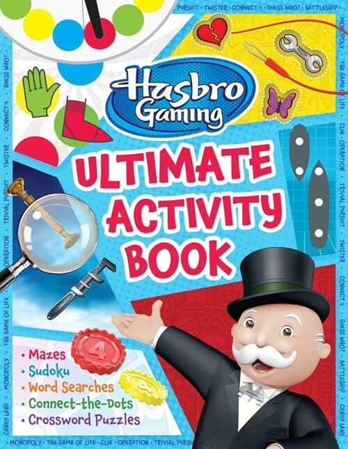 Hasbro Gaming Ultimate Activity Book: (Hasbro Board Games, Kids Game Books, Kids 8-12, Word Games, Puzzles, Mazes) (Paperback)