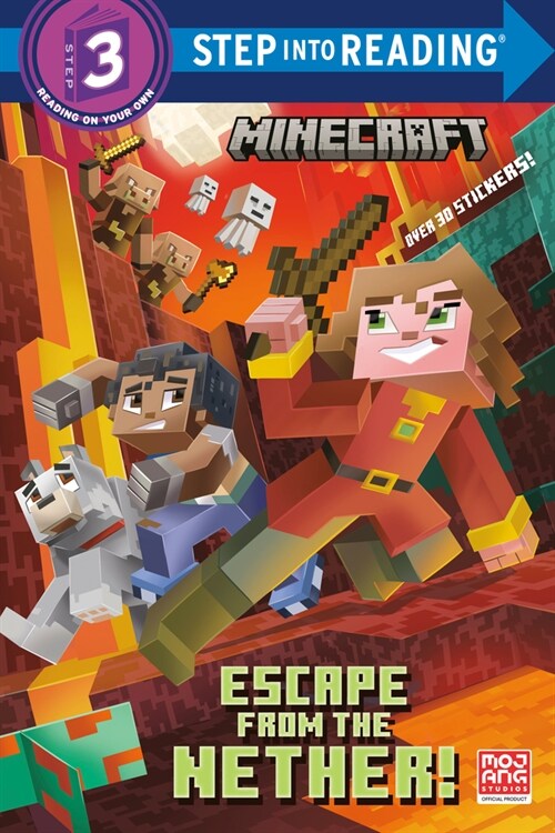 Step into Reading 3: Escape from the Nether! (Minecraft) (Paperback)