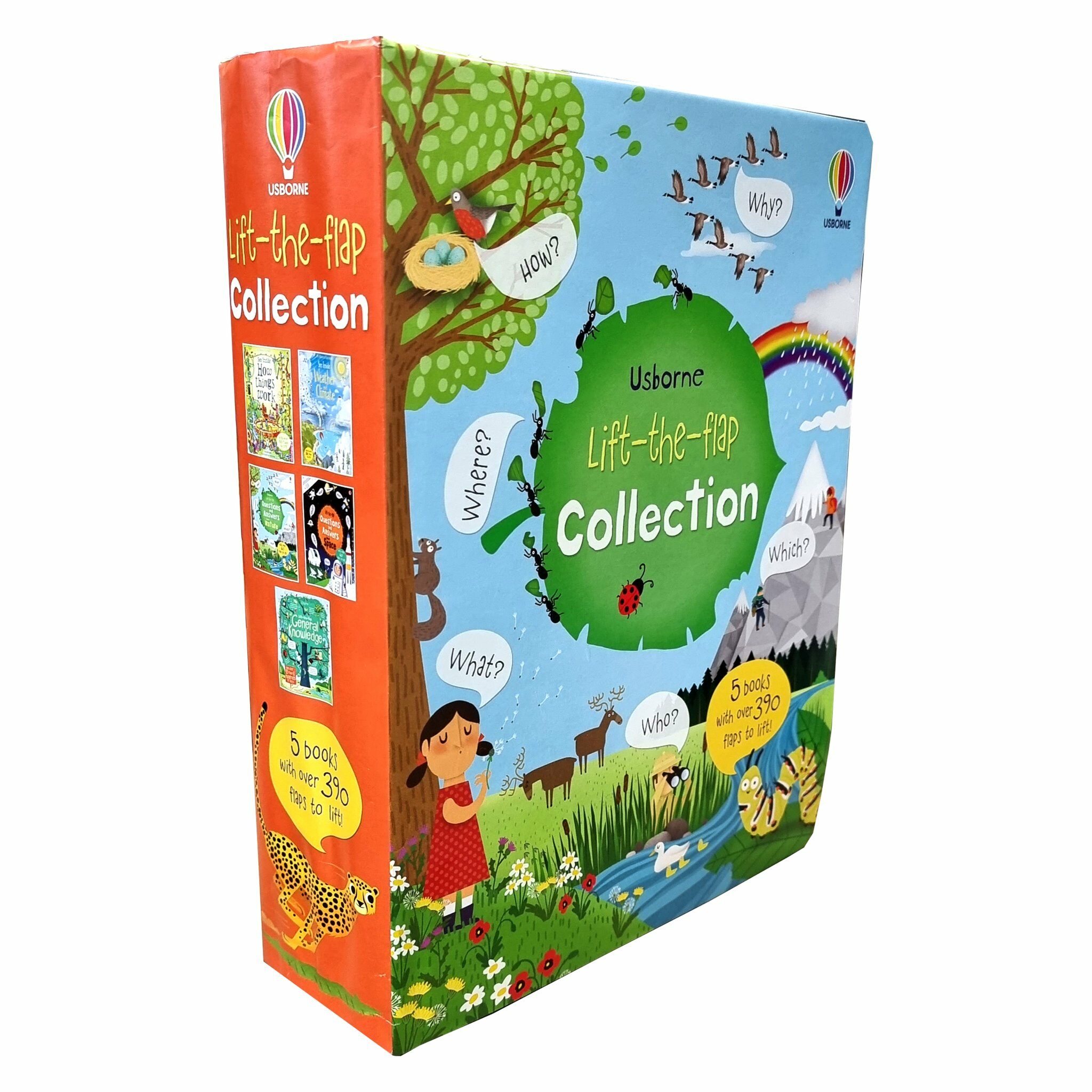 Usborne Lift-the-Flap Collection 5 Books Set (Board Book 5권)