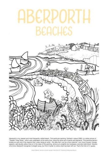 Helen Elliott Poster: Aberporth Beaches (Poster)