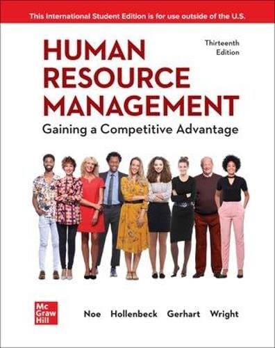 ISE Human Resource Management: Gaining a Competitive Advantage (Paperback, 13 ed)