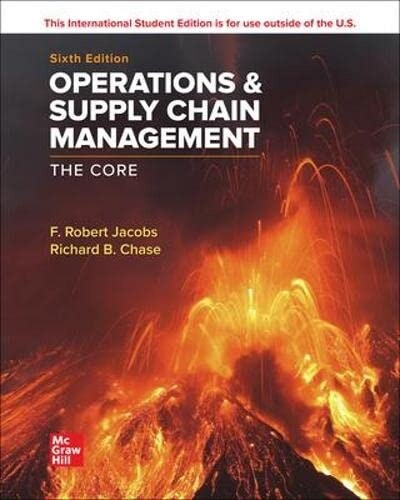 ISE Operations and Supply Chain Management: The Core (Paperback, 6 ed)