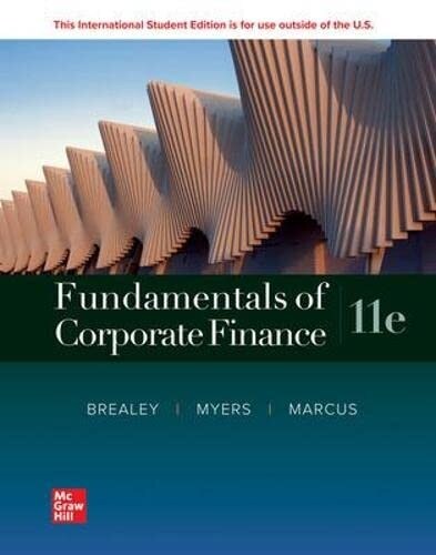 ISE Fundamentals of Corporate Finance (Paperback, 11 ed)