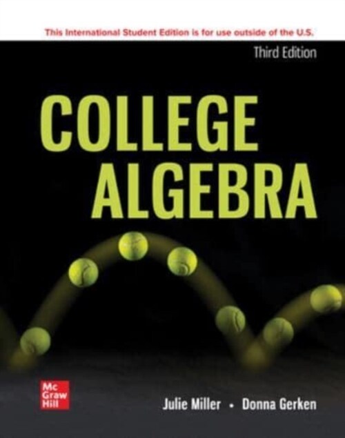 ISE College Algebra (Paperback, 3 ed)