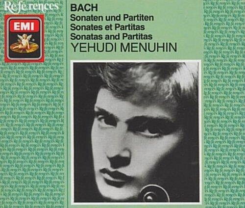 [수입] BACH : Sonatas & Partitas for Solo Violin / Yehudi Menuhin