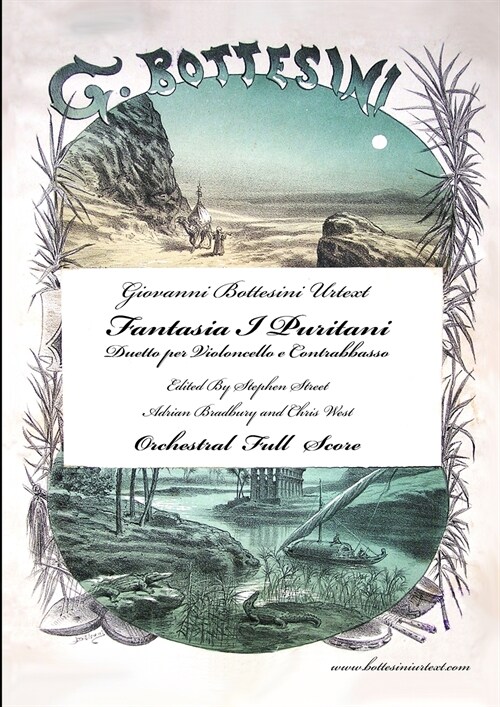 Fantasia I Puritani Duetto For Double Bass and Cello - Full Score (Paperback)