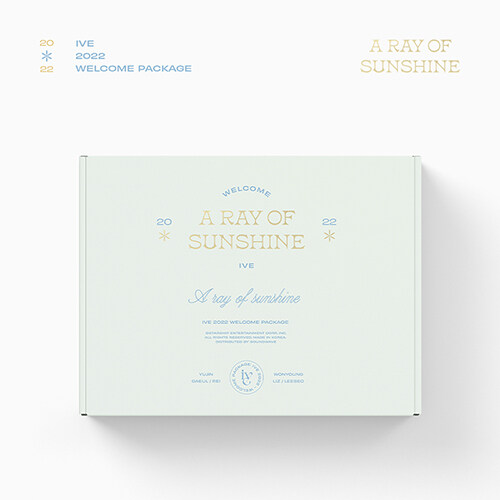 [중고] 아이브 - IVE 2022 WELCOME PACKAGE : A RAY OF SUNSHINE