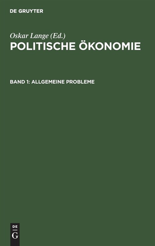 Allgemeine Probleme (Hardcover, Ubersetzt Von M)