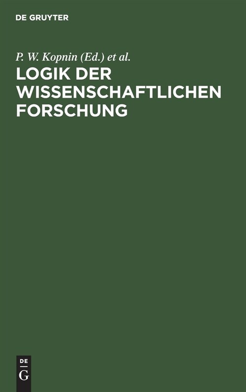 Logik der wissenschaftlichen Forschung (Hardcover, Reprint 2021)