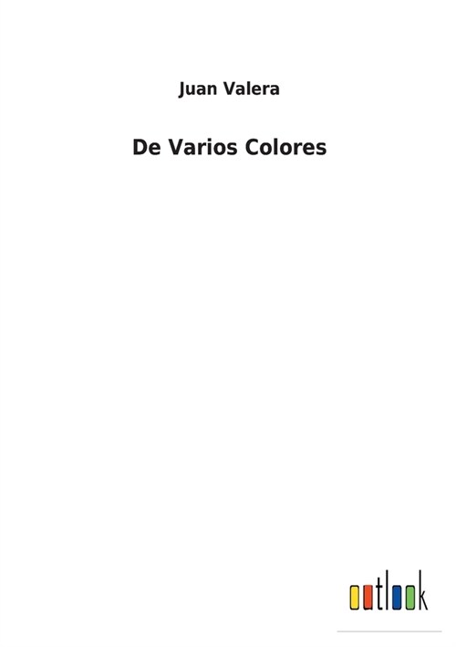 De Varios Colores (Paperback)