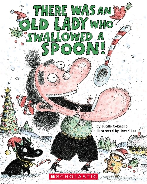[중고] There Was an Old Lady Who Swallowed a Spoon! - A Holiday Picture Book (Paperback)