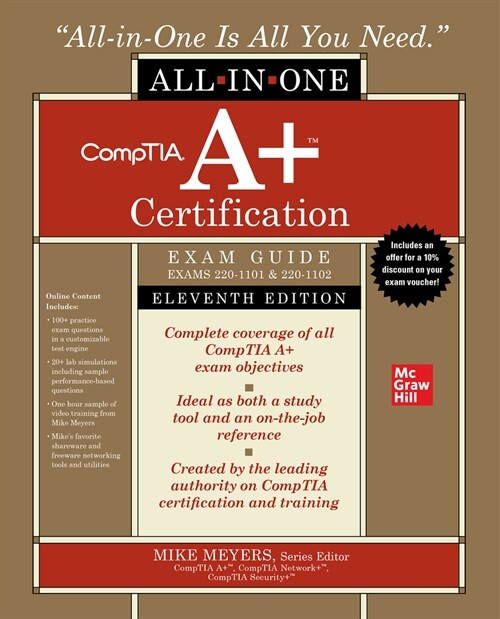Comptia A+ Certification All-In-One Exam Guide, Eleventh Edition (Exams 220-1101 & 220-1102) (Hardcover, 11)