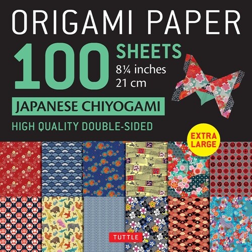 Origami Paper 100 Sheets Japanese Chiyogami 8 1/4 (21 CM): High Quality Double-Sided Origami Sheets Printed with 12 Different Patterns (Instructions f (Loose Leaf)