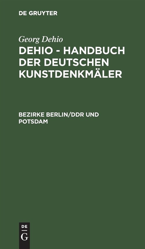 Bezirke Berlin/Ddr Und Potsdam (Hardcover, 2, 2., Verbesserte)