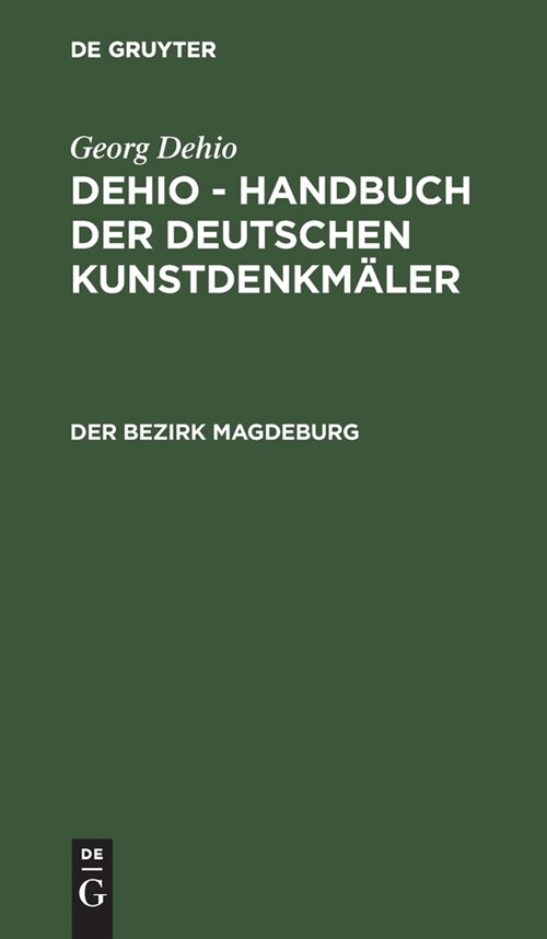Der Bezirk Magdeburg (Hardcover, Reprint 2021)