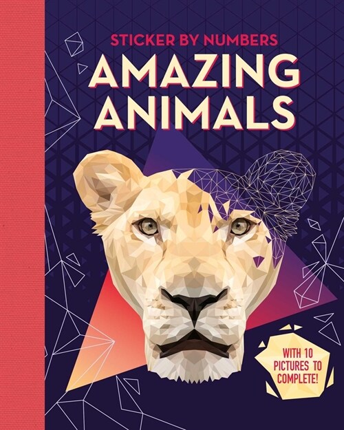 Amazing Animals: Adult Sticker by Numbers (Paperback)