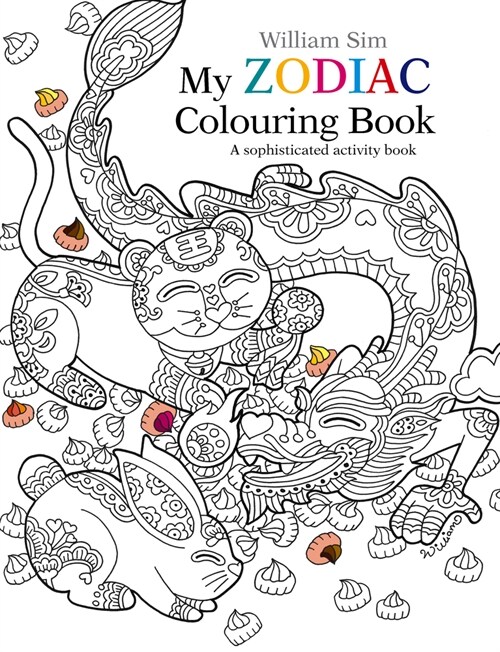 My Zodiac Colouring Book: A Sophisticated Activity Book (Paperback)