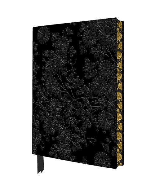 Uematsu Hobi: Box decorated with Chrysanthemums Artisan Art Notebook (Flame Tree Journals) (Notebook / Blank book)