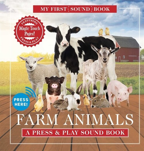 Farm Animals: My First Sound Book: A Press and Play Sound Book (Hardcover)
