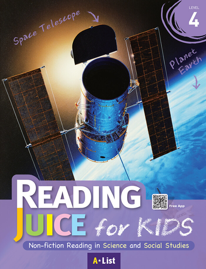 Reading Juice for Kids 4 : Student Book with App (Paperback)
