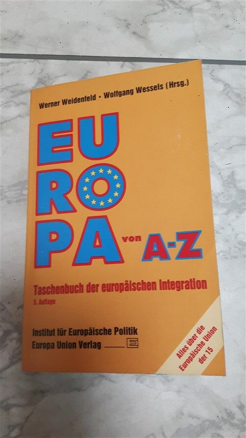 [중고] Europa von A-Z Taschenbuch der europeischen Integration (사진대로)