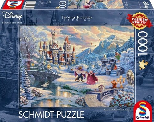 Disney, Die Schone und das Biest, Wintertraum (Puzzle) (Game)