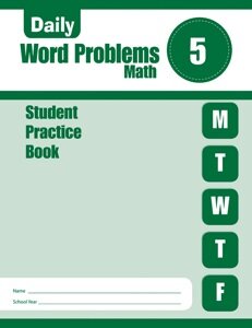 Daily Word Problems Math, Grade 5 Student Workbook (5-Pack) (Paperback)
