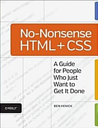 No-Nonsense HTML and CSS (Paperback)