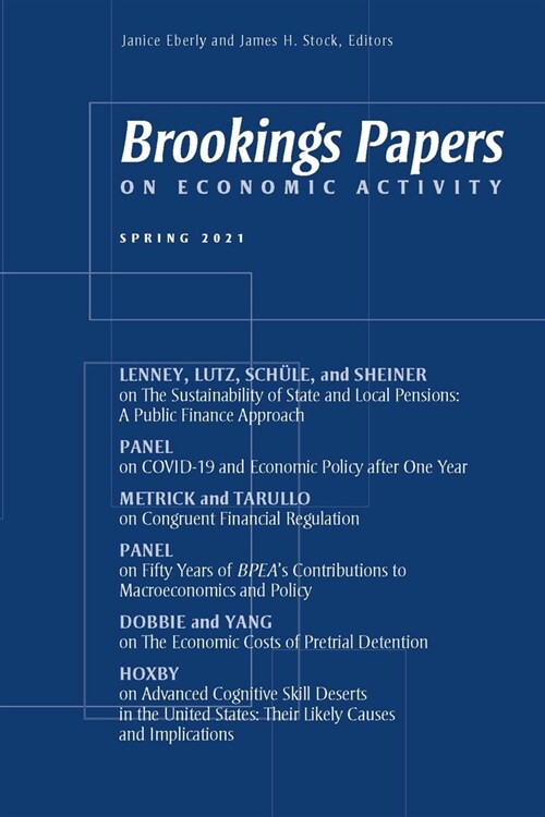 Brookings Papers on Economic Activity: Spring 2021 (Paperback)