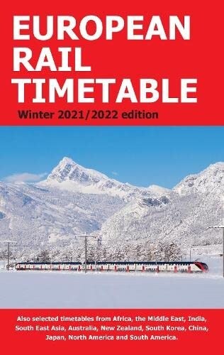 European Rail Timetable Winter 2021/2022 (Paperback)