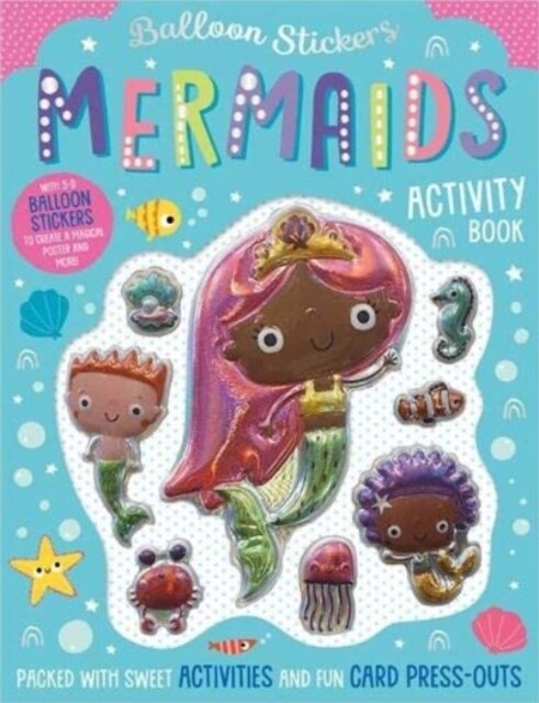 Balloon Stickers Mermaids Activity Book (Paperback)