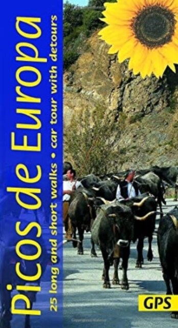Picos de Europa Sunflower Walking Guide : 25 long and short walks with detailed maps and GPS; car tour with pull-out map (Paperback)